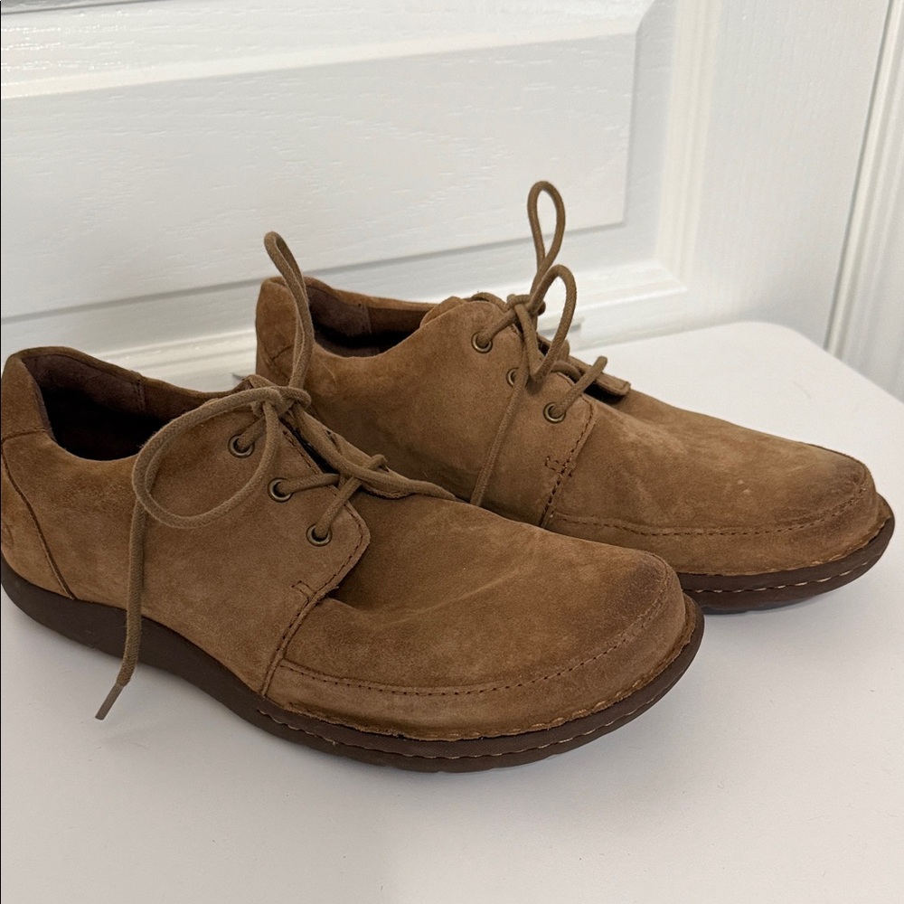 Born Men's Brown Suede Oxfords